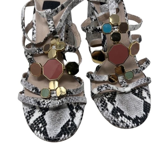 Louis Et Cie Strappy Block Heels Size 8.5  -  Please Read description - Picture 2 of 4